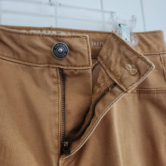 Rewash Womens Golden Skinny Jeans With Raw Hem & Rear Pockets - Picture 9 of 10